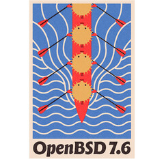 Poster ufficiale di OpenBSD 7.6 (Fonte: OpenBSD)