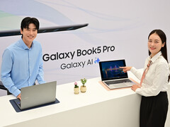 Galaxy Book5 Pro è il secondo membro della serie Galaxy Book5. (Fonte: Samsung)