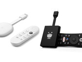 Il Chromecast con Google TV è stato dismesso, ma esistono alternative come il TiVo Stream 4K. (Fonte: Google e TiVo)