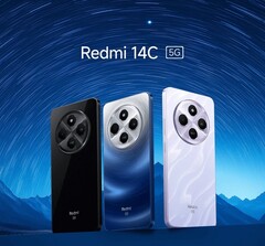 Il Redmi 14C 5G è disponibile nei colori Starlight Blue, Stardust Purple e Stargaze Black (fonte: Xiaomi)