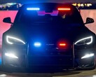 Il veicolo della polizia Tesla Model S Plaid è dotato di luci anteriori e posteriori personalizzate integrate nella carrozzeria. (Fonte: Unplugged Performance)