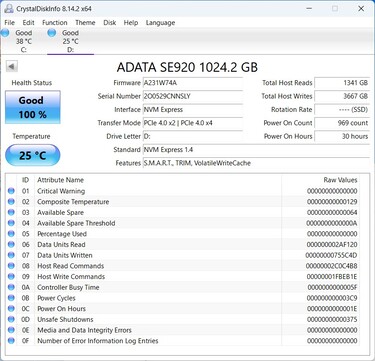 ADATA SE920 funziona con PCIe 4.0 x2