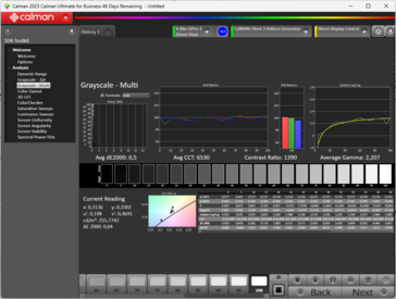 Calman ColorChecker modalità normale