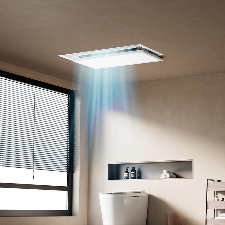 Lo Xiaomi Mijia Smart Bathroom Heater P1. (Fonte: Xiaomi)