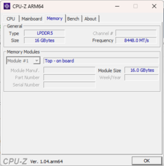 CPU-Z Memoria