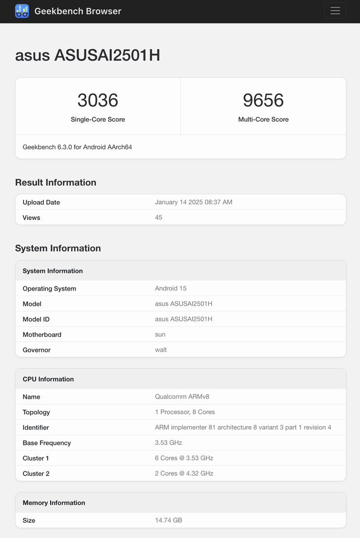 (Fonte: Geekbench)