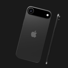 rendering di iPhone 17 Air. (Fonte immagine: Zellzoi su X)