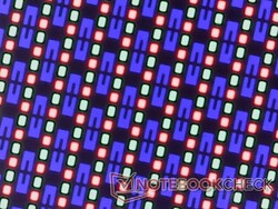 Matrice di subpixel OLED nitida dal rivestimento lucido