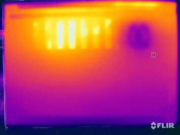 Test di sollecitazione delle temperature di superficie (in basso)