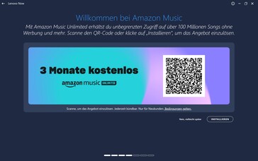 Annuncio per Amazon Music