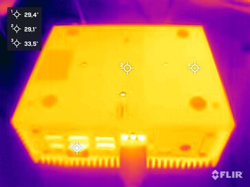 Newsmay AC8F-POE in funzione al minimo (in basso)