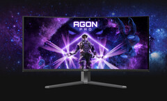 Agon Pro AG346UCD è uno dei numerosi monitor da gioco QD-OLED da 1440p, 175 Hz e 34 pollici. (Fonte: AOC)