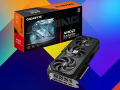 La AMD Radeon RX 9070 XT ha un boost clock di fabbrica fino a 2.970 MHz. (Fonte immagine: Gigabyte, Unsplash, modificato)