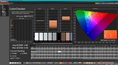 ColorChecker prima della calibrazione