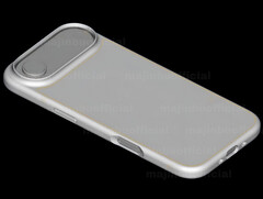 Il cosiddetto case rendering rispecchia le recenti fughe di notizie relative all&#039;iPhone 17. (Fonte immagine: via Majin Bu)