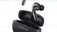 Un nuovo rendering di OnePlus Buds Pro 3. (Fonte: SmartPrix)