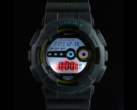 L'orologio della collaborazione Casio G-Shock x Suzuki GD-100 sfoggia una retroilluminazione personalizzata con l'emblema del rinoceronte Jimny. (Fonte: Autorimessa)