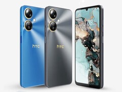 L&#039;HTC Wildfire E5 Plus è disponibile nei colori blu e nero. (Fonte: HTC)