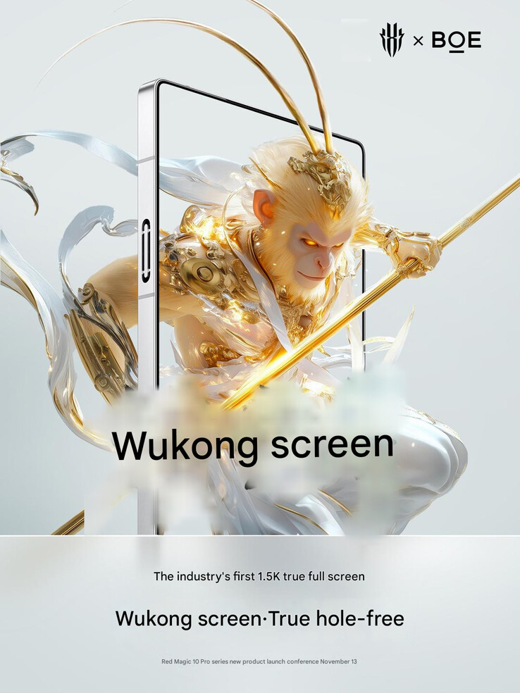 RedMagic 10 Pro sarà caratterizzato dal "display Wukong" (Fonte immagine: RedMagic - traduzione automatica)