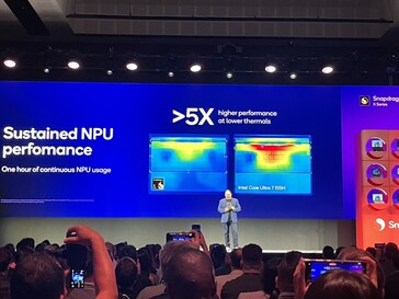 Un colpo collaterale a Intel: Si dice che la NPU della vecchia generazione Intel si scaldi molto. (foto: Andreas Sebayang/Notebookcheck.com)