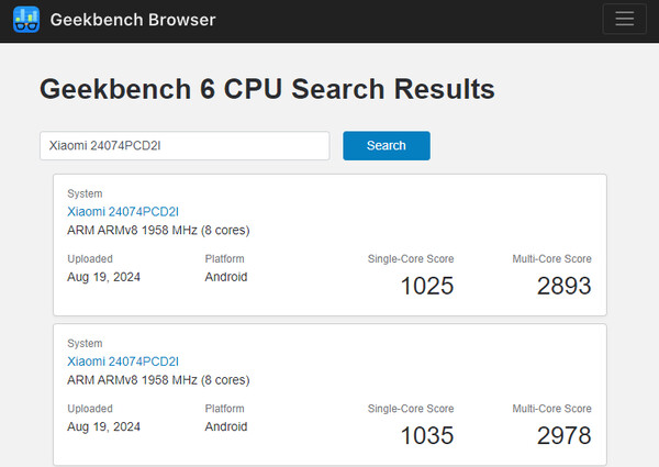 (Fonte: Geekbench)