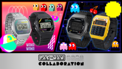 La nuova collezione Casio x Pac-man comprende 4 nuovi design che riprendono i modelli classici di Casio. (Fonte: Casio)