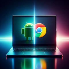 Google potrebbe presto passare da ChromeOS a Android. (Fonte immagine: AI generated)