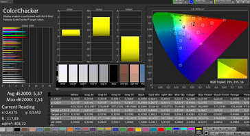 Precisione del colore (Spazio colore target sRGB)