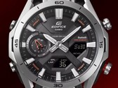 Gli orologi Edifice ECB-2300D di Casio (nella foto ECB-2300D-1A) saranno distribuiti in Europa. (Fonte: Casio)