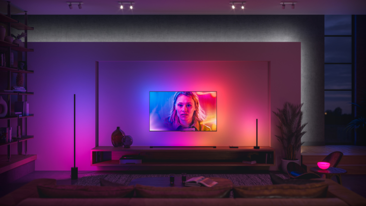 Philips Hue Sync TV è ora disponibile per alcuni televisori LG. (Fonte: Philips Hue)