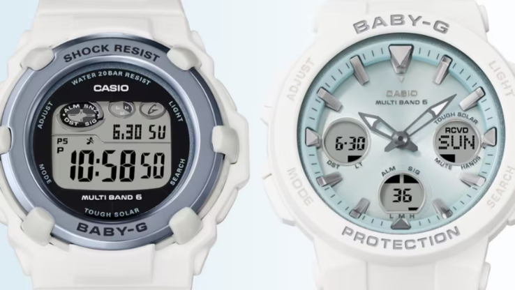 Gli orologi Casio BGR-3003SP-7JR (a sinistra) e BGA-2510SP-7AJR (a destra). (Fonte: Casio)