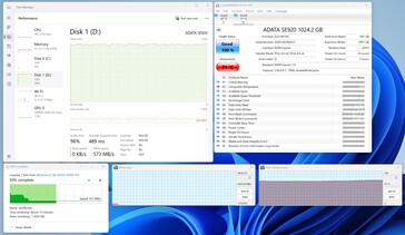 Stress test, scrittura di dati con unità di raffreddamento passiva