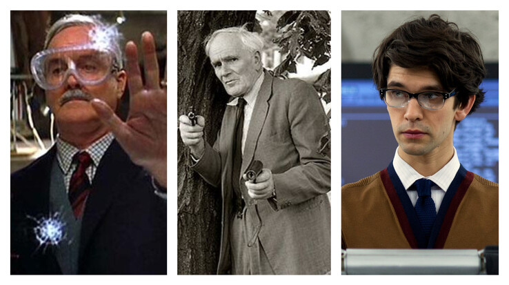 John Cleese, Desmond Llewelyn, Ben Whishaw nel ruolo di Q (Fonte immagine: Wikimedia - modificato)