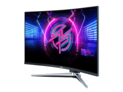 Il monitor da gioco MSI MPG 325CQRXF è dotato di 2 porte HDMI 2.0, 1 DisplayPort 1.4, 1 porta USB Type-C con Power Delivery 15W, 2 porte USB 2.0 Type-A, un jack per cuffie e un alimentatore interno. (Fonte immagine: MSI)