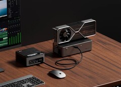 Il dock AG01 eGPU di Aoostar sfoggia un design senza tempo. (Fonte: Aoostar)