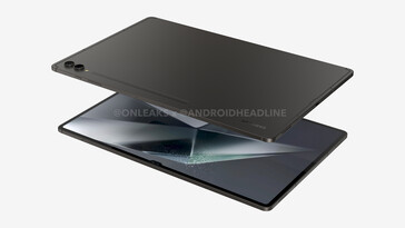 Samsung Galaxy Tab S10 Ultra design (immagine via Android Headlines)