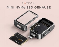 Il nuovo alloggiamento Satechi M.2 NVMe Mini SSD può ospitare SSD fino a 2 TB. (Fonte immagine: Amazon)