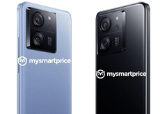 Le colorazioni Alpine Blue e Black della serie Xiaomi 13T. (Fonte: MySmartPrice)