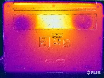 Test di sollecitazione delle temperature di superficie (lato inferiore)