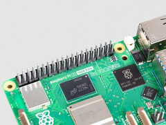 Il nuovo Raspberry Pi 5 è dotato di otto set di die RAM LPDDR4X da 2 GB prodotti da Micron. (Fonte: Raspberry Pi)