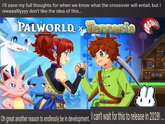 I membri della comunità di Terraria rilasciano commenti sulla collaborazione Palworld X Terraria