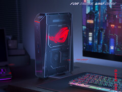 Il nuovo ROG NUC accoppia i processori Intel Arrow Lake-HX e l&#039;architettura Blackwell di Nvidia con tre ventole. (Fonte: Asus)