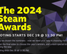 Sono stati annunciati i risultati dei Premi Steam 2024 (fonte: Valve)