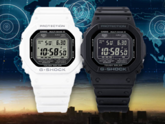 Casio G-Shock GW-5000HS-7ER e G-Shock GW-5000HS-1ER (da sinistra a destra). (Fonte: Casio)