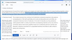 Dialogo per la riscrittura generativa di contenuti AI in Notepad (fonte: Windows Insider Blog)