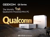 La serie Geekom QS sarà il primo mini PC consumer a vantare un SoC Snapdragon X Elite. (Fonte immagine: Weibo)