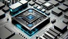 Rendering concettuale del chip AI senza nome (Fonte: immagine generata da DALL-E 3)