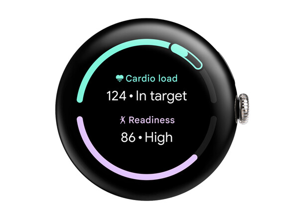 Le metriche Carico Cardio e Carico Target saranno disponibili come complicazioni sul Pixel Watch e sul Pixel Watch 2. (Fonte: Google)