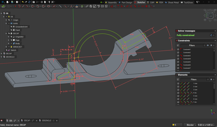 AstoCAD dà a FreeCAD una revisione visiva e di usabilità con l'obiettivo di renderlo più facile da usare. (Fonte: AstoCAD)