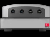 Le EmuDeck Machines EM2 e la docking station assomigliano a un incrocio tra il Dreamcast e il Sega CD. (Fonte: EmuDeck)